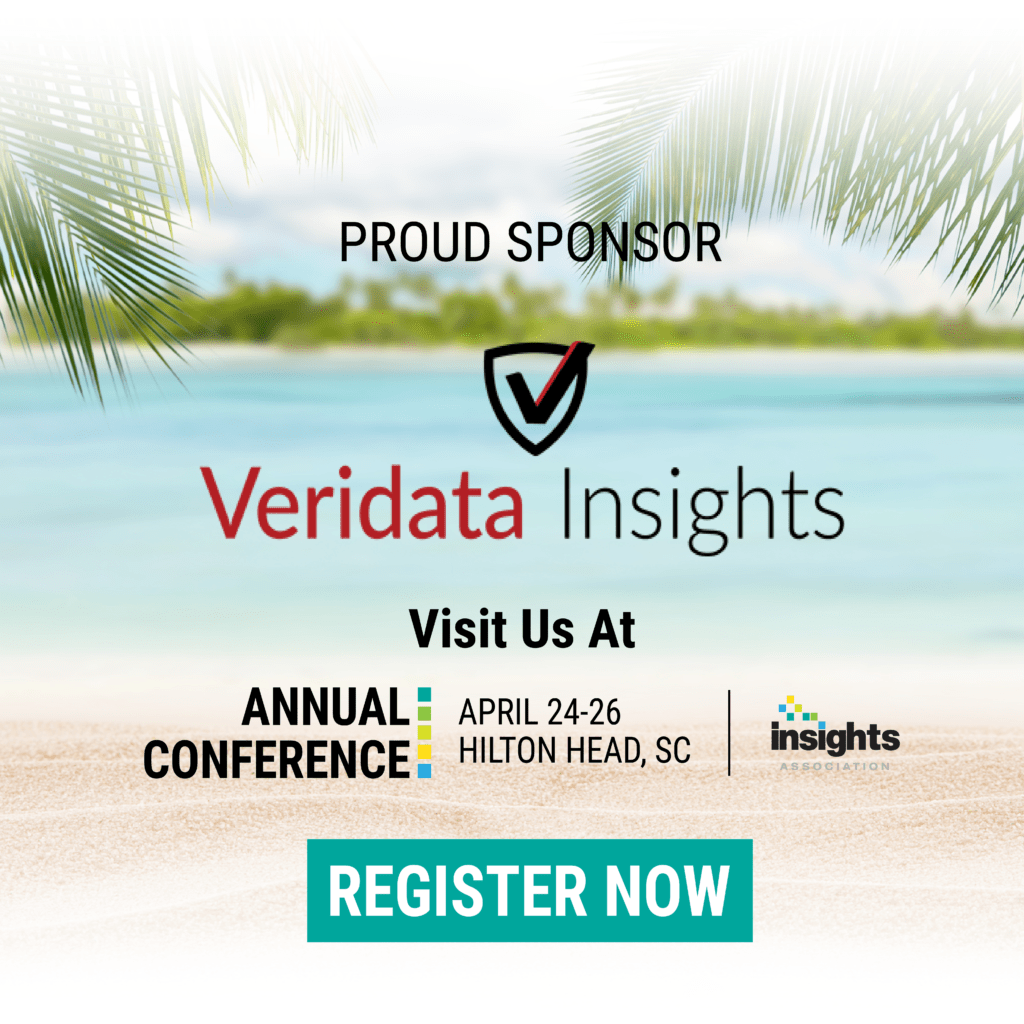 Insights Association’s Annual Conference April 2023 - Veridata Insights