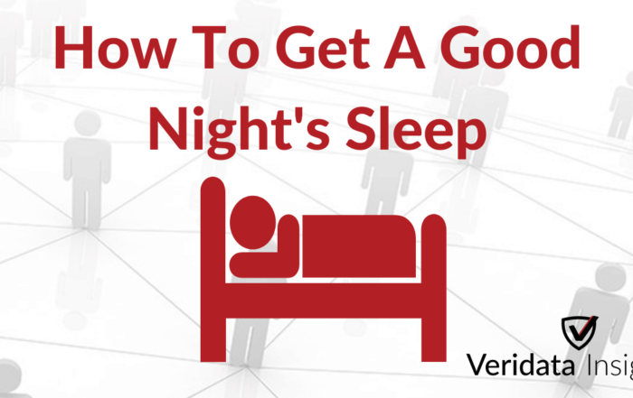 Veridata how to get a good nights sleep