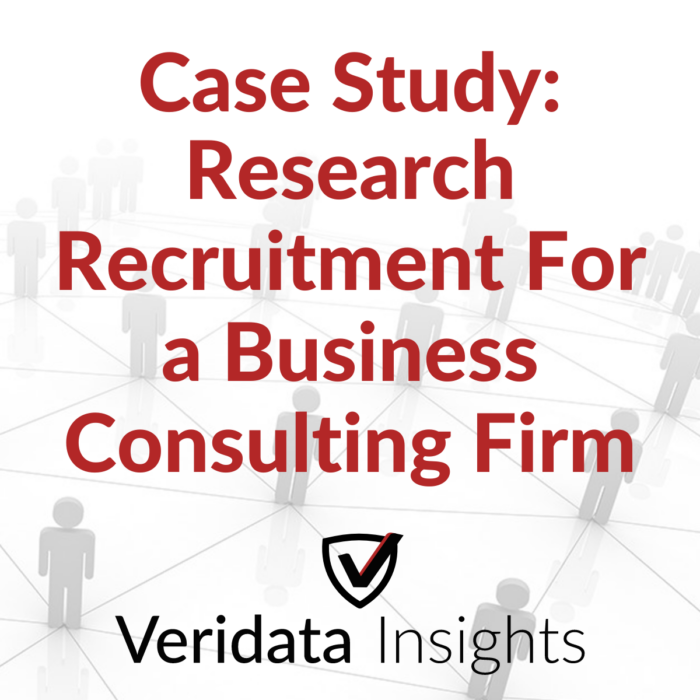 Research Recruitment For a Business Consulting Firm