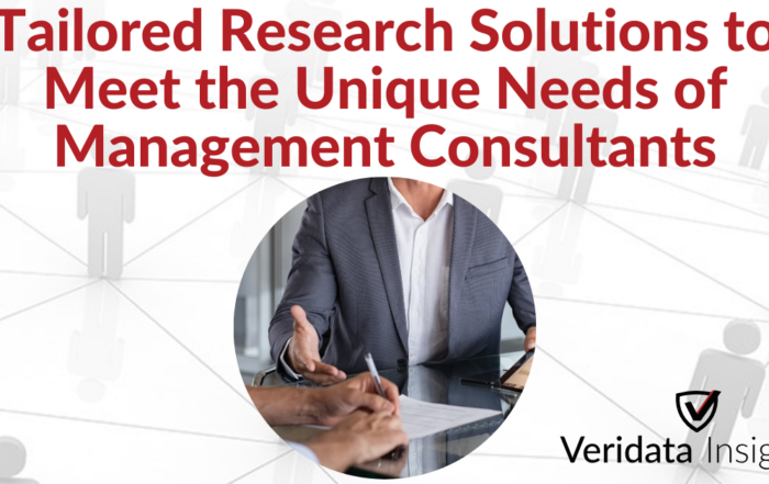 Tailored Research Solutions to Meet the Unique Needs of Management Consultants