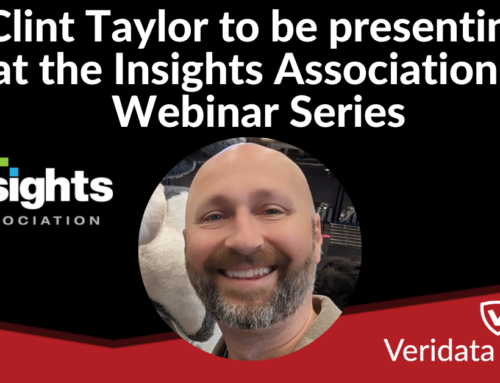 Veridata Insights’ CTO Clint Taylor Presenting at the Insights Association’s Webinar Series on Using Synthetic Data for Market Research