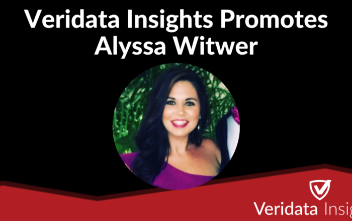 Veridata Insights is delighted to announce that Alyssa Witwer has been promoted to Senior Director of Account Management