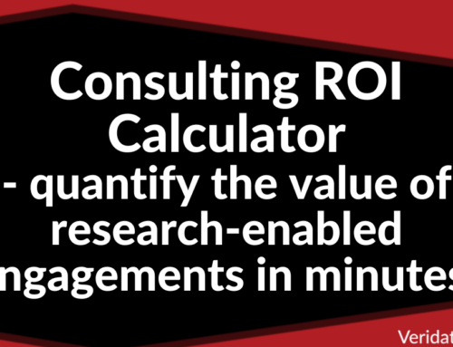 Free Veridata Insights – Consulting ROI Calculator