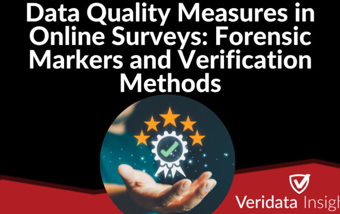 Data Quality Measures in Online Surveys: Forensic Markers and Verification Methods