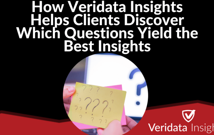 How Veridata Insights Helps Clients Discover Which Questions Yield the Best Insights