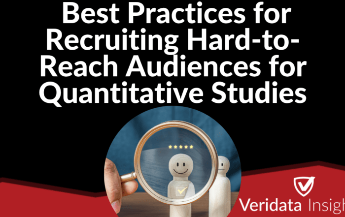 Best Practices for Recruiting Hard-to-Reach Audiences for Quantitative Studies