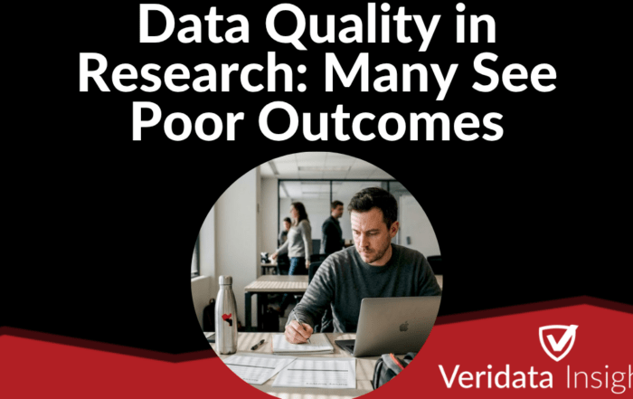 Data Quality in Research: Many See Poor Outcomes
