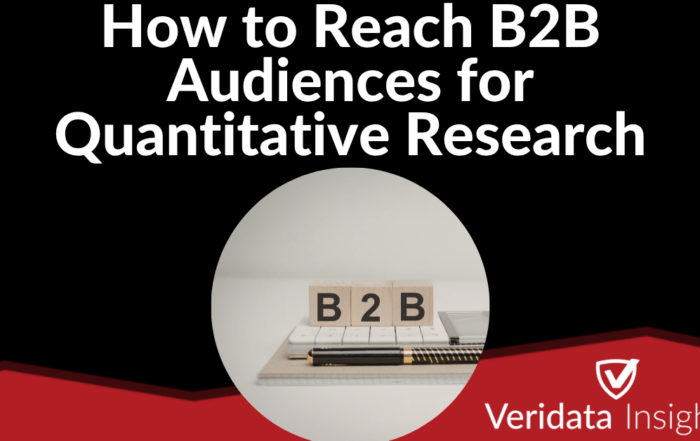 How to Reach B2B Audiences for Quantitative Research