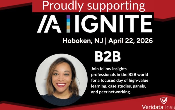 Veridata Insights Attending Insights Association’s IGNITE B2B Research Event 2026