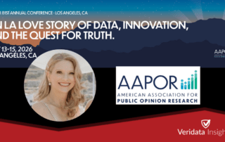 Veridata Insights Attend 2026 AAPOR Annual Conference in Los Angeles