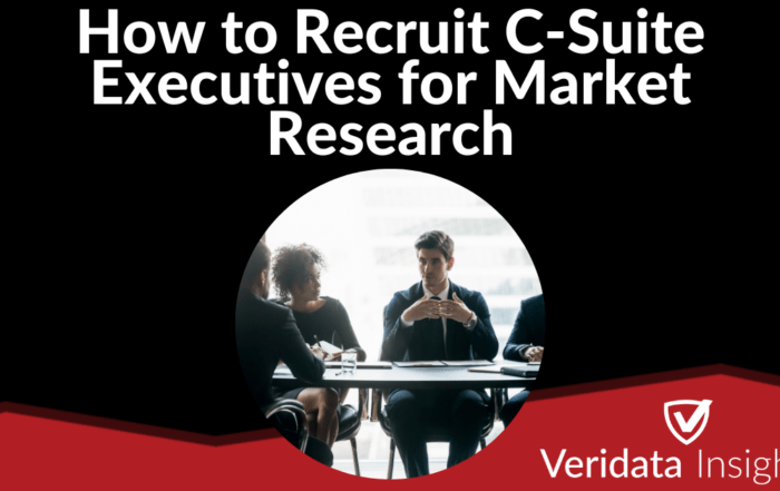 How to Recruit C-Suite Executives for Market Research