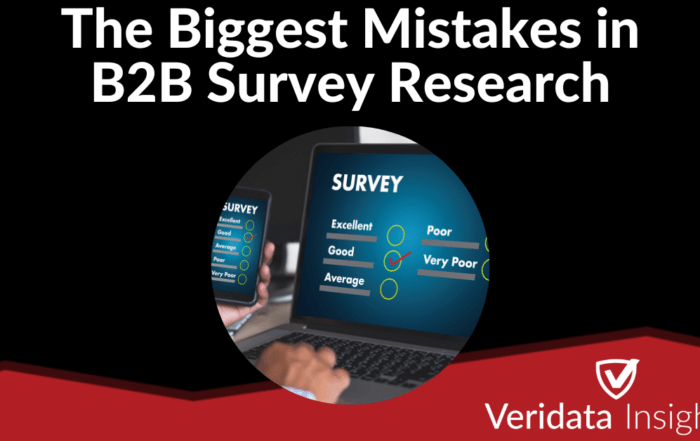 The Biggest Mistakes in B2B Survey Research