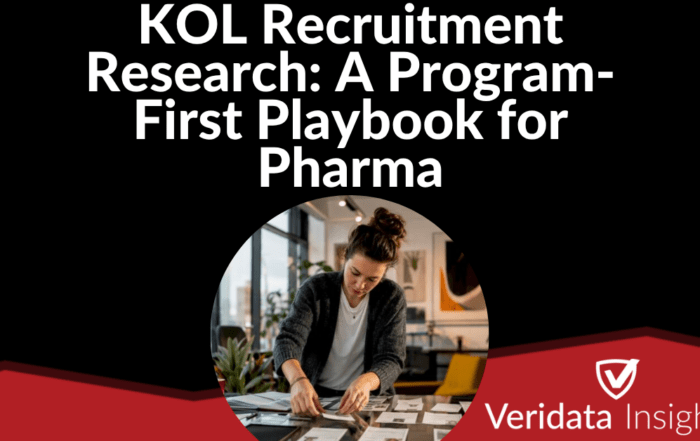 KOL Recruitment Research A Program-First Playbook for Pharma