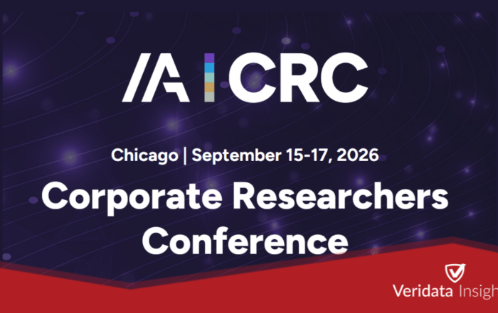 Veridata Insights to Attend the Insights Association Corporate Researchers Conference 2026