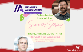 Veridata Insights Attend Insights Association South Central Chapter Dallas Happy Hour 2026