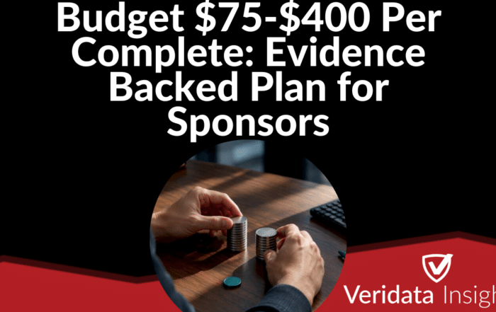 Budget $75-$400 Per Complete: Evidence Backed Plan for Sponsors