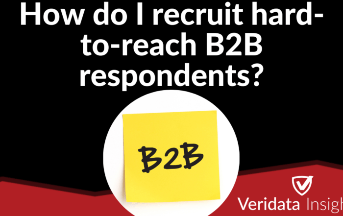 How do I recruit hard-to-reach B2B respondents?