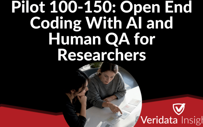 Pilot 100-150 Open End Coding With AI and Human QA for Researchers