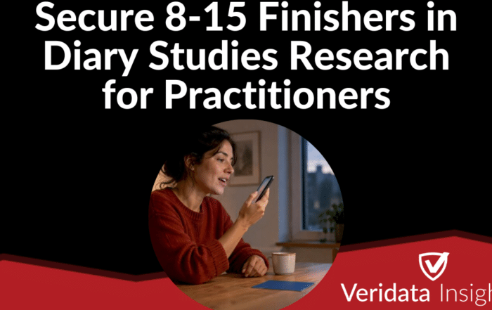 Secure 8-15 Finishers in Diary Studies Research for Practitioners