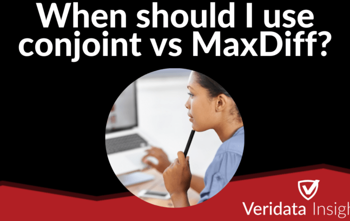 When should I use conjoint vs MaxDiff