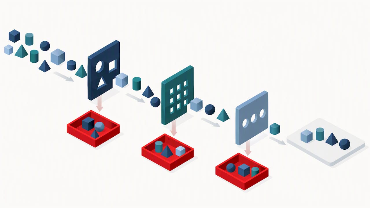 Illustration of overlapping sample quality checks