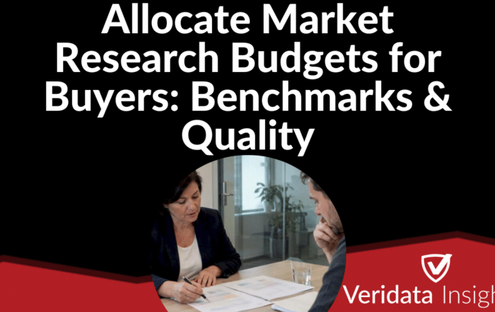 Allocate Market Research Budgets for Buyers: Benchmarks & Quality