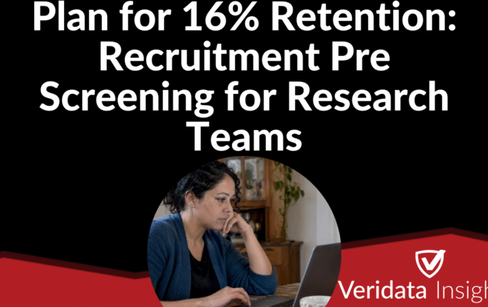 Plan for 16% Retention Recruitment Pre Screening for Research Teams