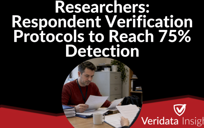 Researchers: Respondent Verification Protocols to Reach 75% Detection